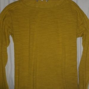 Ann Taylor loft sweater yellow green color size xs